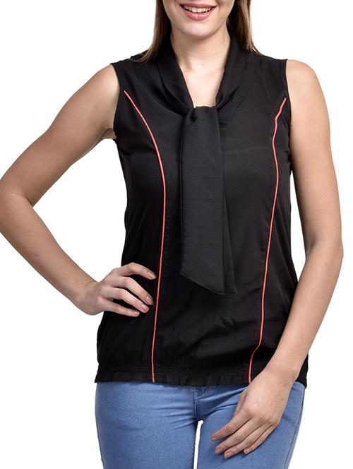 tie knot blouson top - 11519516 - Standard Image - 1