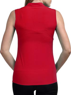 zip up front placket detail top - 11519527 - Standard Image - 3