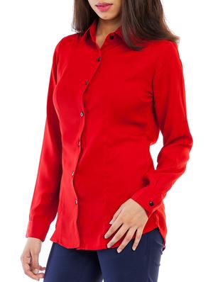 red polyester regular shirt - 11519917 - Standard Image - 2