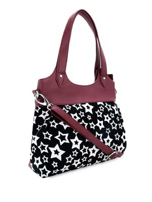 monochrome stars printed handbag - 1152993 - Standard Image - 5