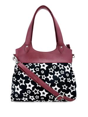 monochrome stars printed handbag - 1152993 - Standard Image - 6