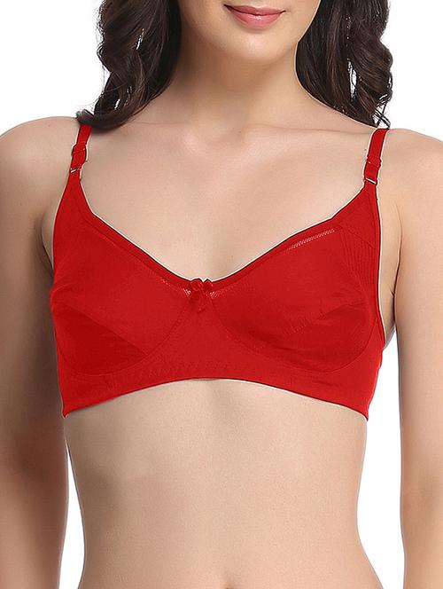 bow patch solid bra - 11533425 - Standard Image - 1