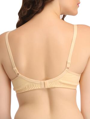beige cotton regular bra - 11533470 - Standard Image - 3