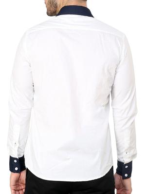 white cotton casual shirt - 11536258 - Standard Image - 3