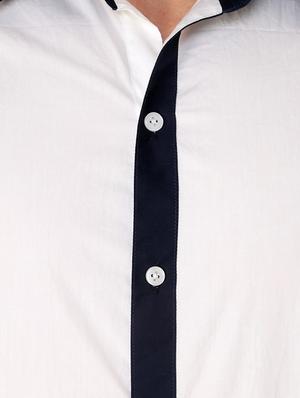 white cotton casual shirt - 11536258 - Standard Image - 4