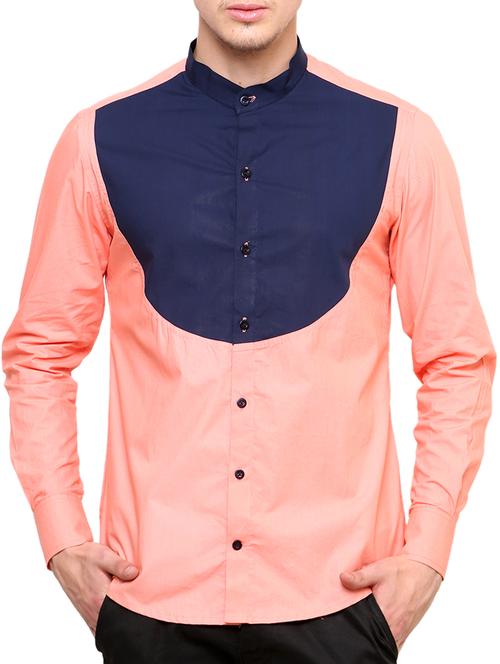 pink cotton casual shirt - 11536376 - Standard Image - 1