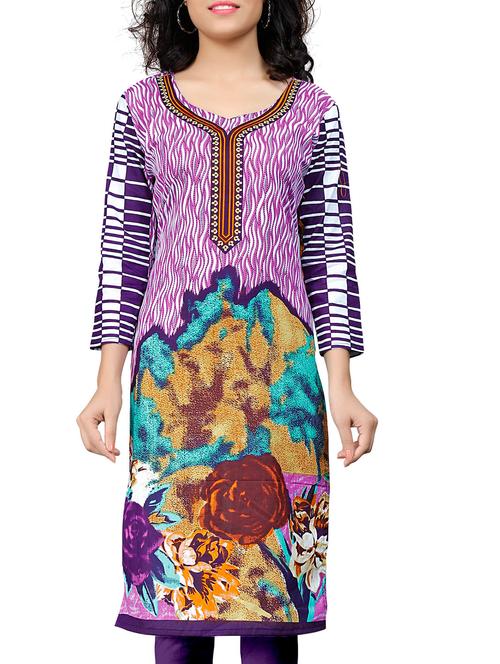 multi cotton printed unstitched kurta - 11539615 - Very Small Image - 1