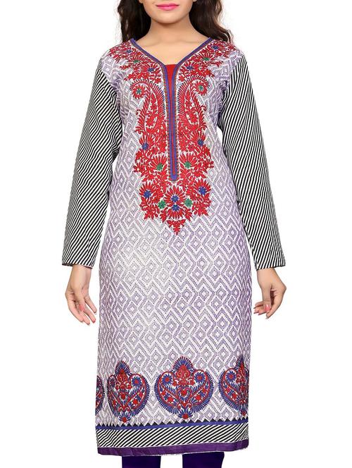 multi cotton printed unstitched kurta - 11539720 - Very Small Image - 1
