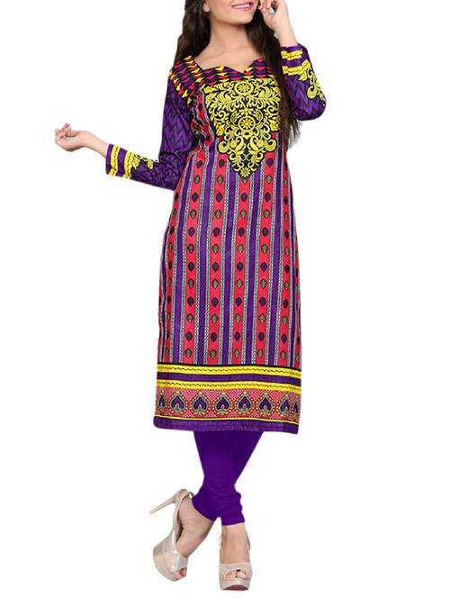 multi cotton printed unstitched kurta - 11539725 - Very Small Image - 1