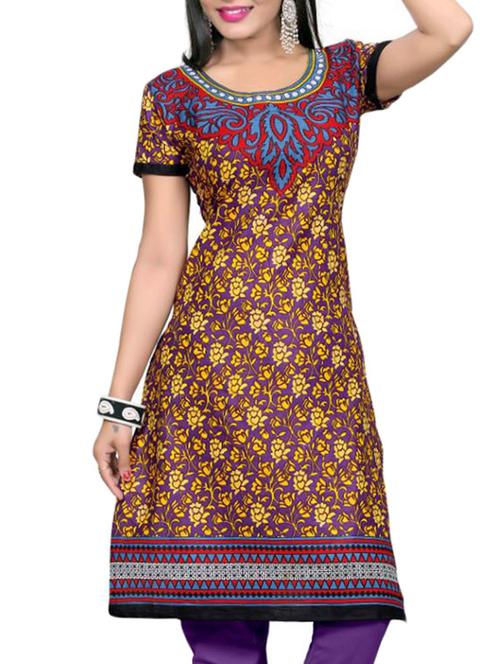 multi cotton printed unstitched kurta - 11539766 - Very Small Image - 1
