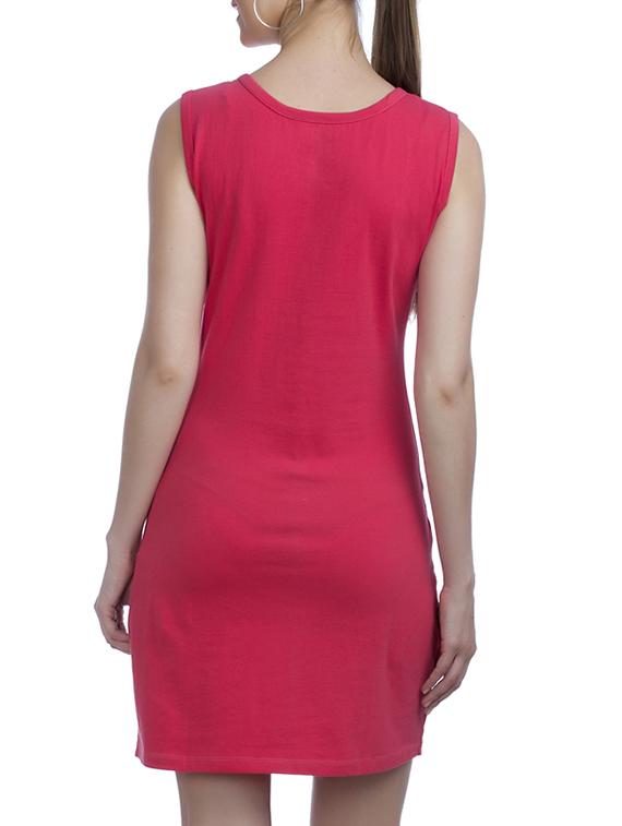 pink hosery sheath dress - 11540472 - Zoom Image - 3