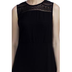 black georgette maxi dress - 11540474 - Standard Image - 4