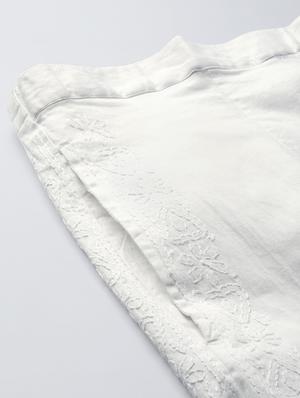 chikankari embroidered pants - 11552291 - Standard Image - 6