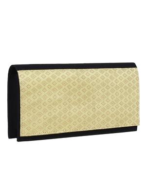 yellow cotton ethnic clutch - 11570262 - Standard Image - 5
