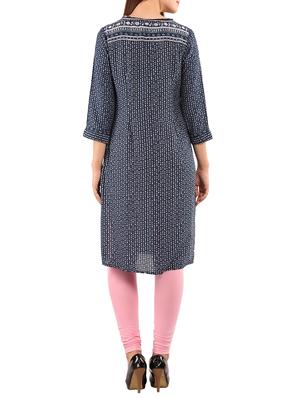 grey viscose kurti - 11570315 - Standard Image - 3
