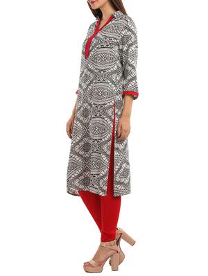 black viscose kurta - 11570323 - Standard Image - 2