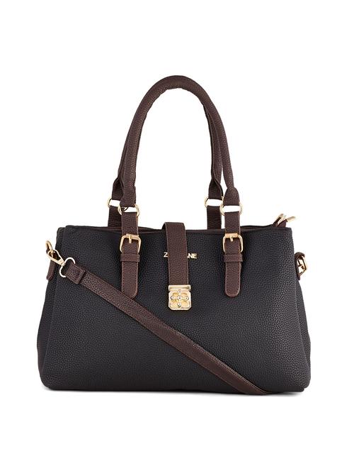 black leatherette handbag - 11570490 - Very Small Image - 1