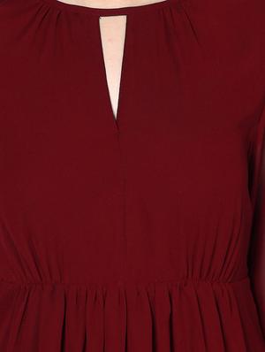 key hole neck gathered top - 1157151 - Standard Image - 4