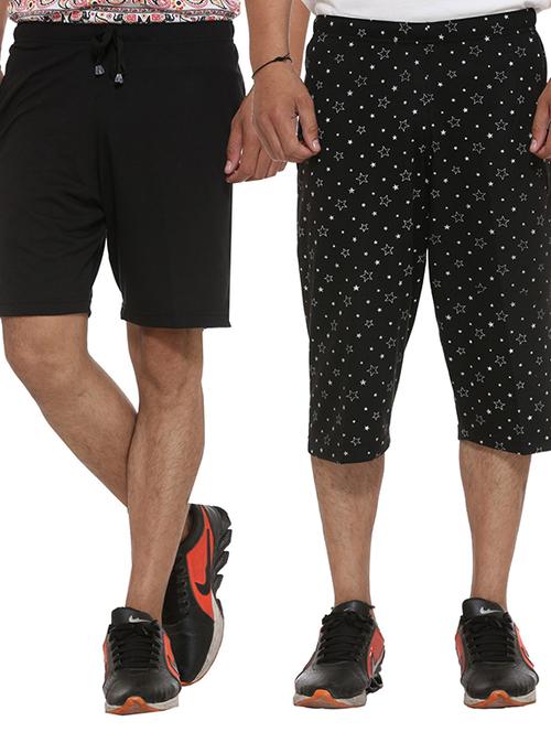 multicolor cotton shorts - 11575109 - Standard Image - 1