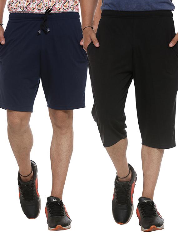multicolor cotton shorts - 11575126 - Zoom Image - 1