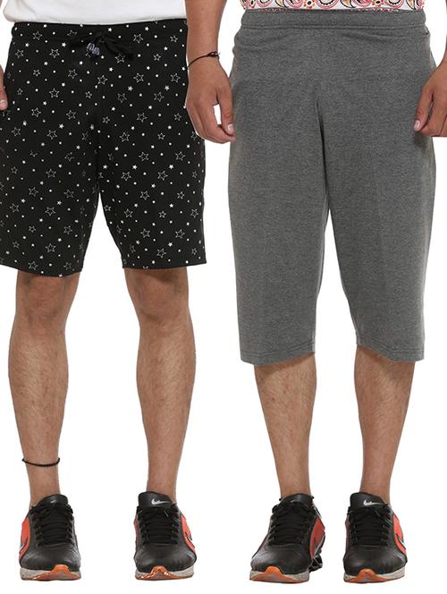 multicolor cotton shorts - 11575134 - Standard Image - 1