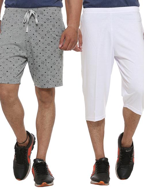 multicolor cotton shorts - 11575143 - Standard Image - 1
