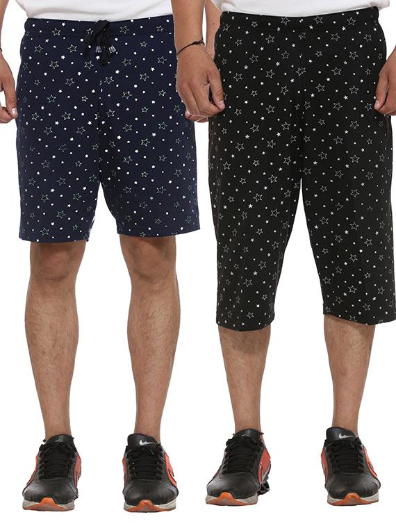 multicolor cotton shorts - 11575147 - Zoom Image - 1