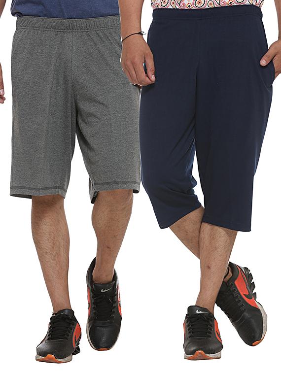 multicolor cotton shorts - 11575170 - Zoom Image - 1
