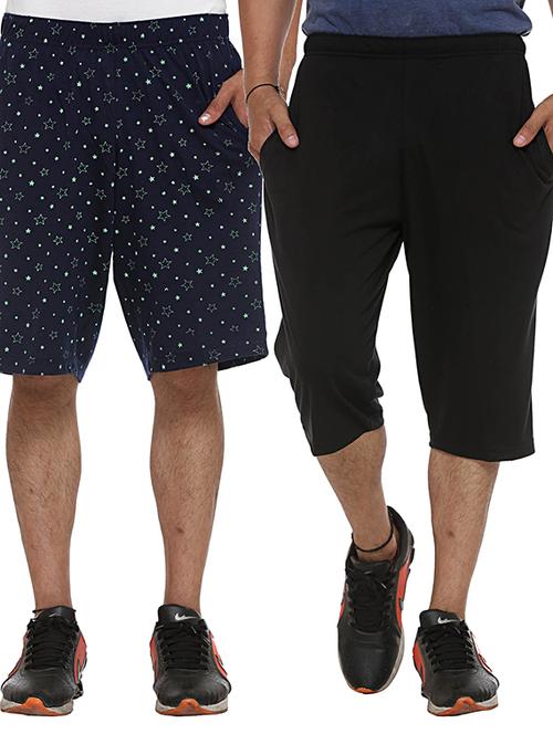 multicolor cotton shorts - 11575211 - Standard Image - 1