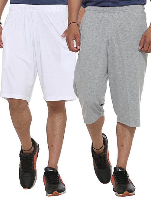 multicolor cotton shorts - 11575219 - Standard Image - 1