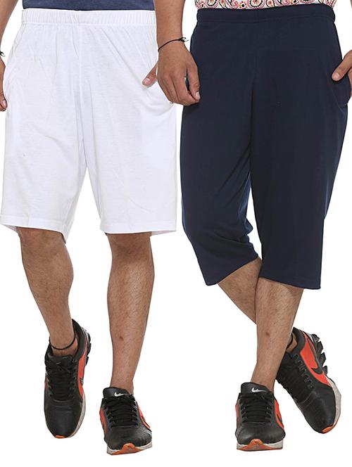 multicolor cotton shorts - 11575220 - Standard Image - 1
