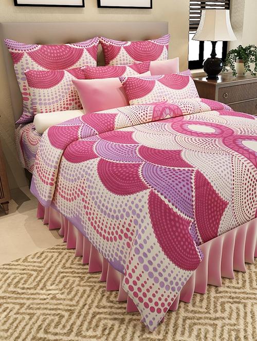 multi colored cotton printed double bedsheet set - 11579323 - Standard Image - 1