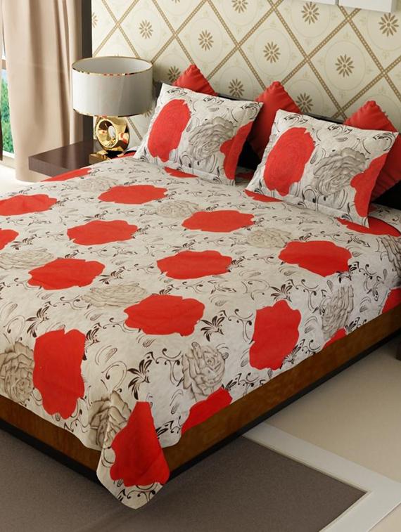 white cotton bed sheet set - 11579493 - Zoom Image - 1