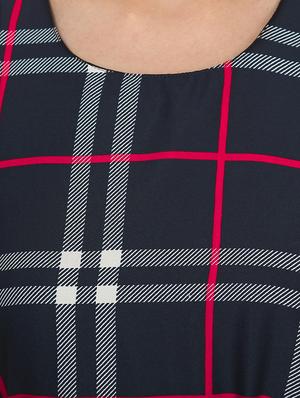 tie back plaid dress - 11588558 - Standard Image - 4
