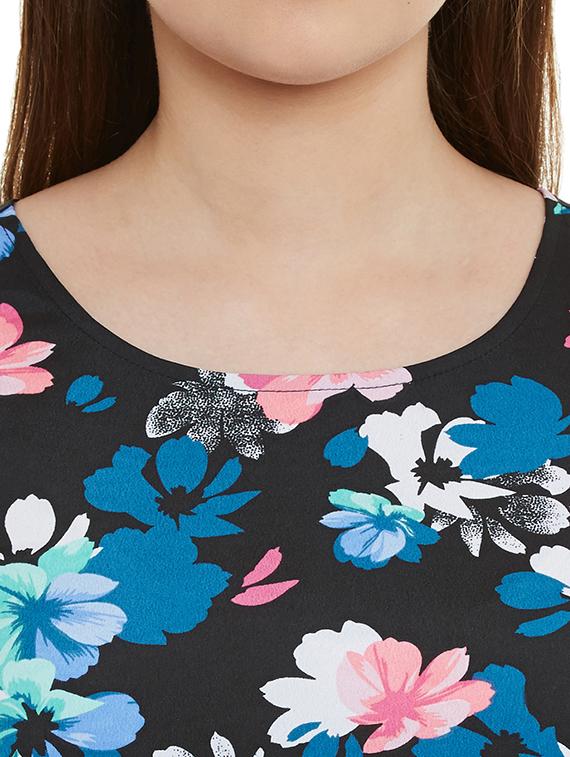 floral fit and flare dress - 11592579 - Zoom Image - 4