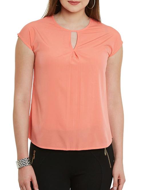 keyhole neck plus top - 11592585 - Standard Image - 1