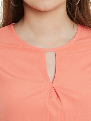 keyhole neck plus top - 11592585 - Standard Image - 4