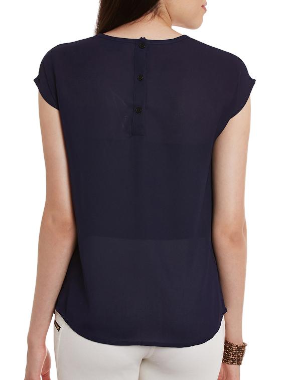 navy key hole front top - 11592592 - Zoom Image - 3