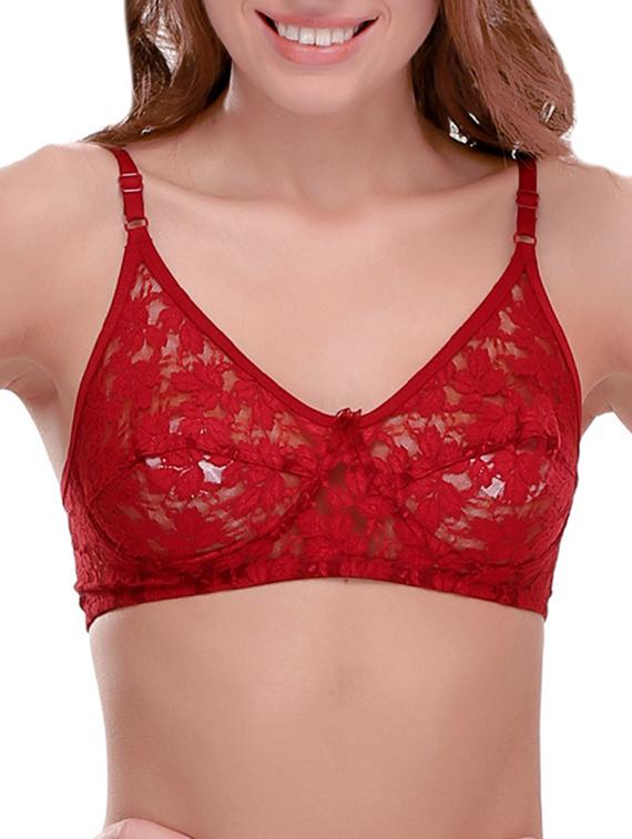 set of 3 multi colored cotton regular bra - 11596622 - Zoom Image - 2