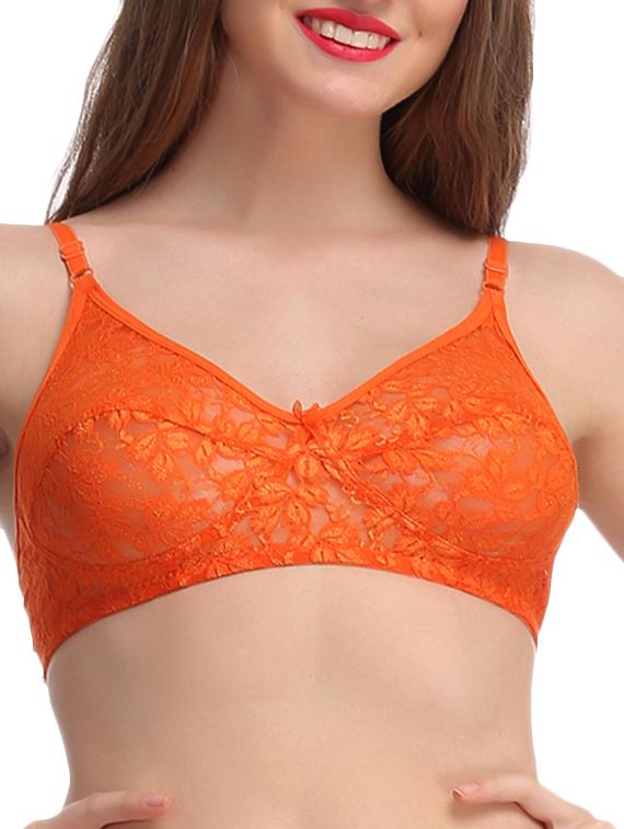 set of 3 multi colored cotton regular bra - 11596622 - Zoom Image - 6