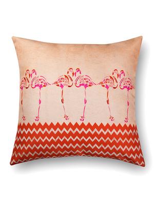 beige cotton printed cushion cover (set of 5) - 11599541 - Standard Image - 3