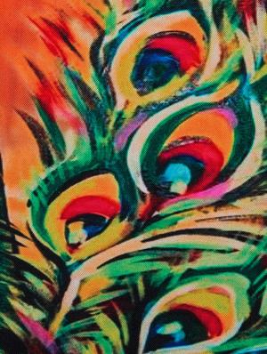 orange and green cotton printed cushion cover - 11599557 - Standard Image - 4