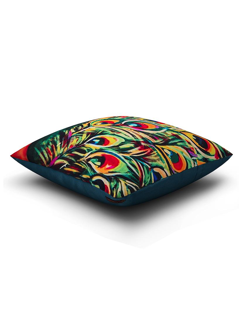 orange and green cotton printed cushion cover - 11599557 - Zoom Image - 3