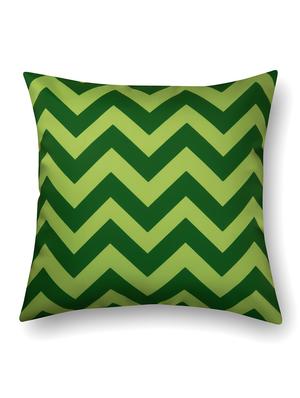 green cotton printed cushion cover (set of 2) - 11600606 - Standard Image - 3