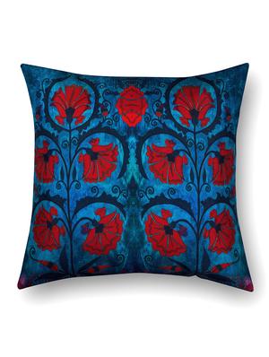 blue cotton printed cushion cover (set of 5) - 11600616 - Standard Image - 3