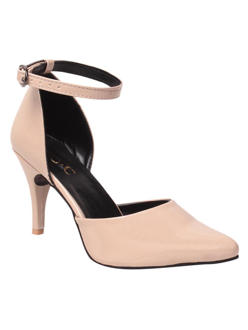 beige faux leather sandal - 11605119 - Zoom Image - 1