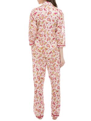 pink satin pajama - 11608652 - Standard Image - 3