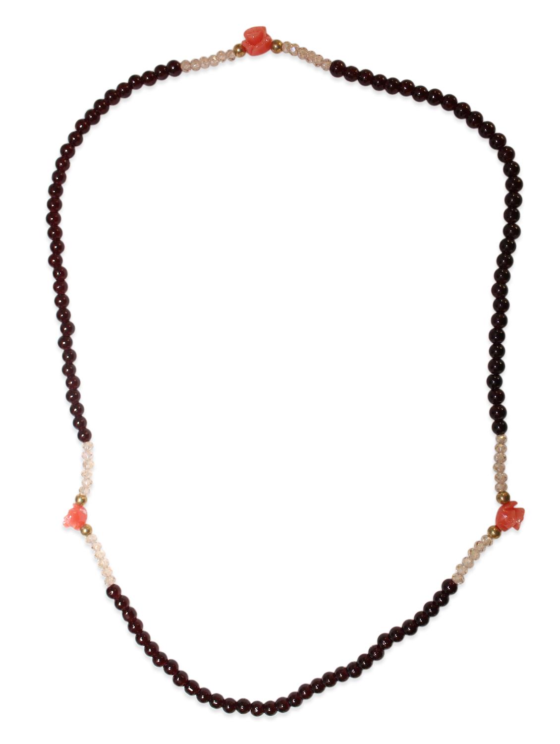 brown metal beaded bracelet - 11615205 - Zoom Image - 1