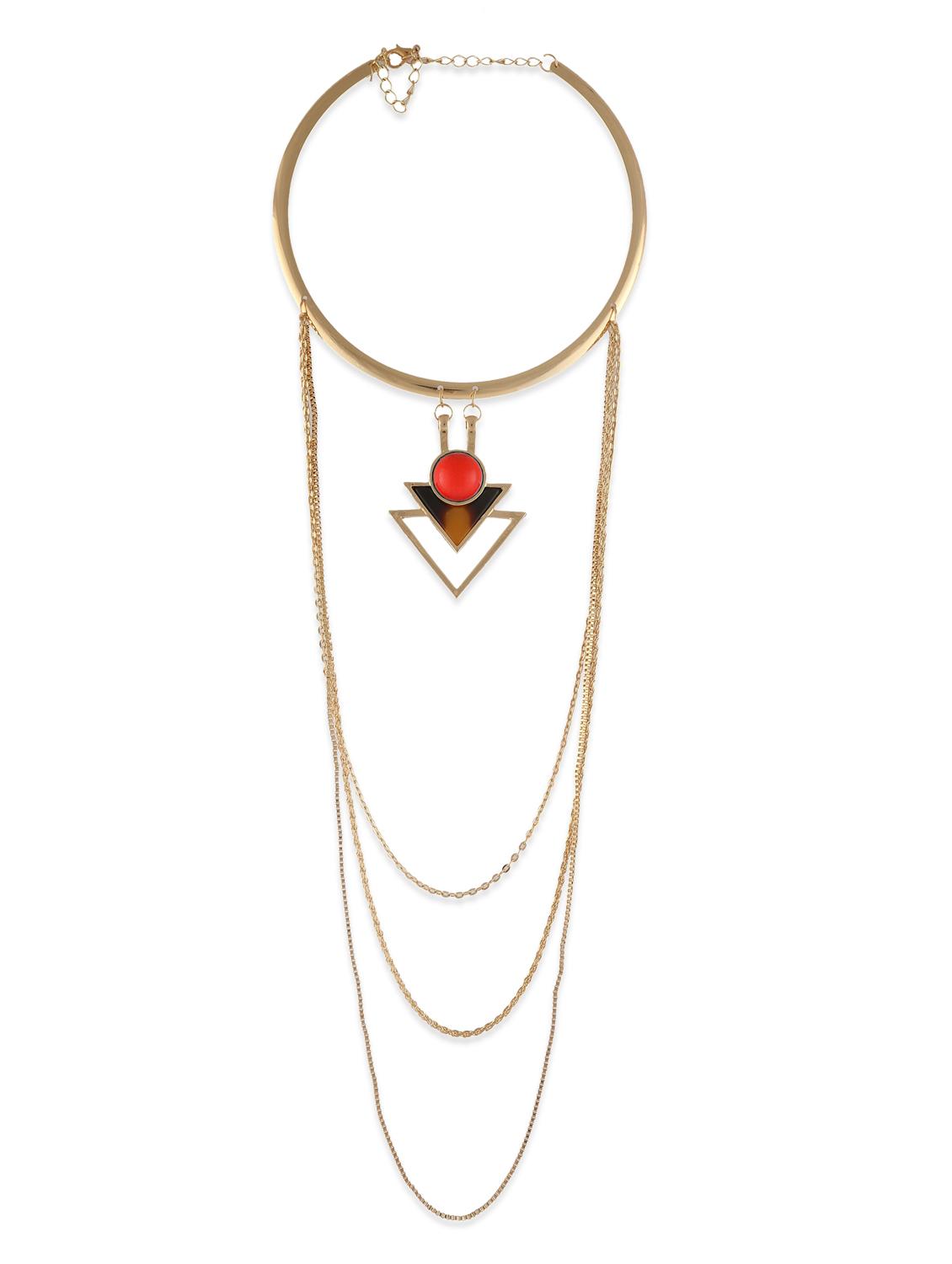 red metal neck cuff - 11615226 - Zoom Image - 1