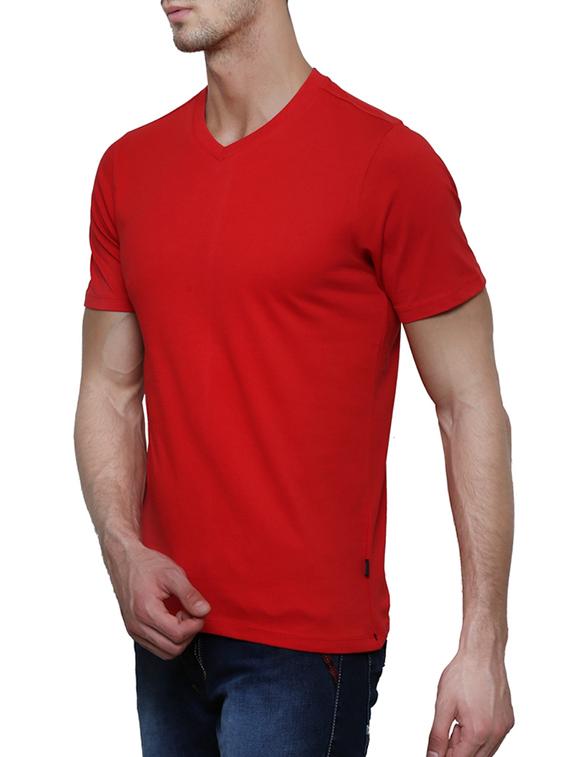 red cotton tshirt - 11615756 - Zoom Image - 2